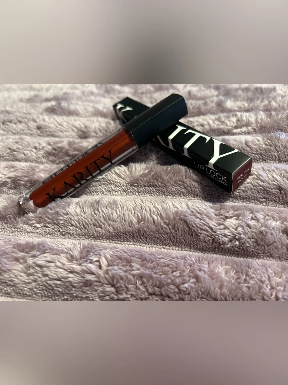 NIB Karity Lip Lock Velvet Liquid Lipstick - Tick Tick Boom